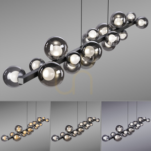 Pendant light Paul Neuhaus PURE E-Popup 2558-15, grey, electric height adjustment e-LIFT small 5