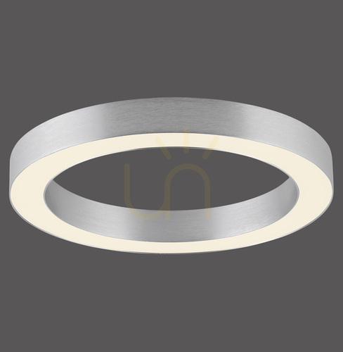 Check PURE LINES ROUND 6310-95 Ceiling Light, Silver, 1xLED
