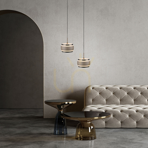 PURE FALLING RINGS 2503-97 Brown 1xLED Pendant Light small 4