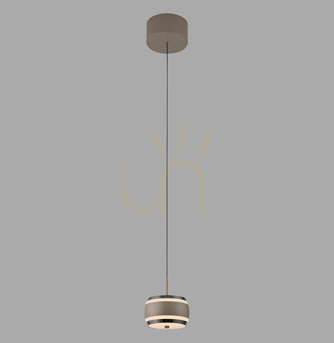 Check PURE FALLING RINGS 2503-97 Brown 1xLED Pendant Light