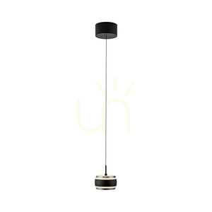 PURE FALLING RINGS 2503-18 Black 1xLED Pendant Light small 3