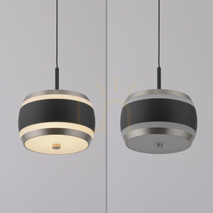 PURE FALLING RINGS 2503-18 Black 1xLED Pendant Light small 6