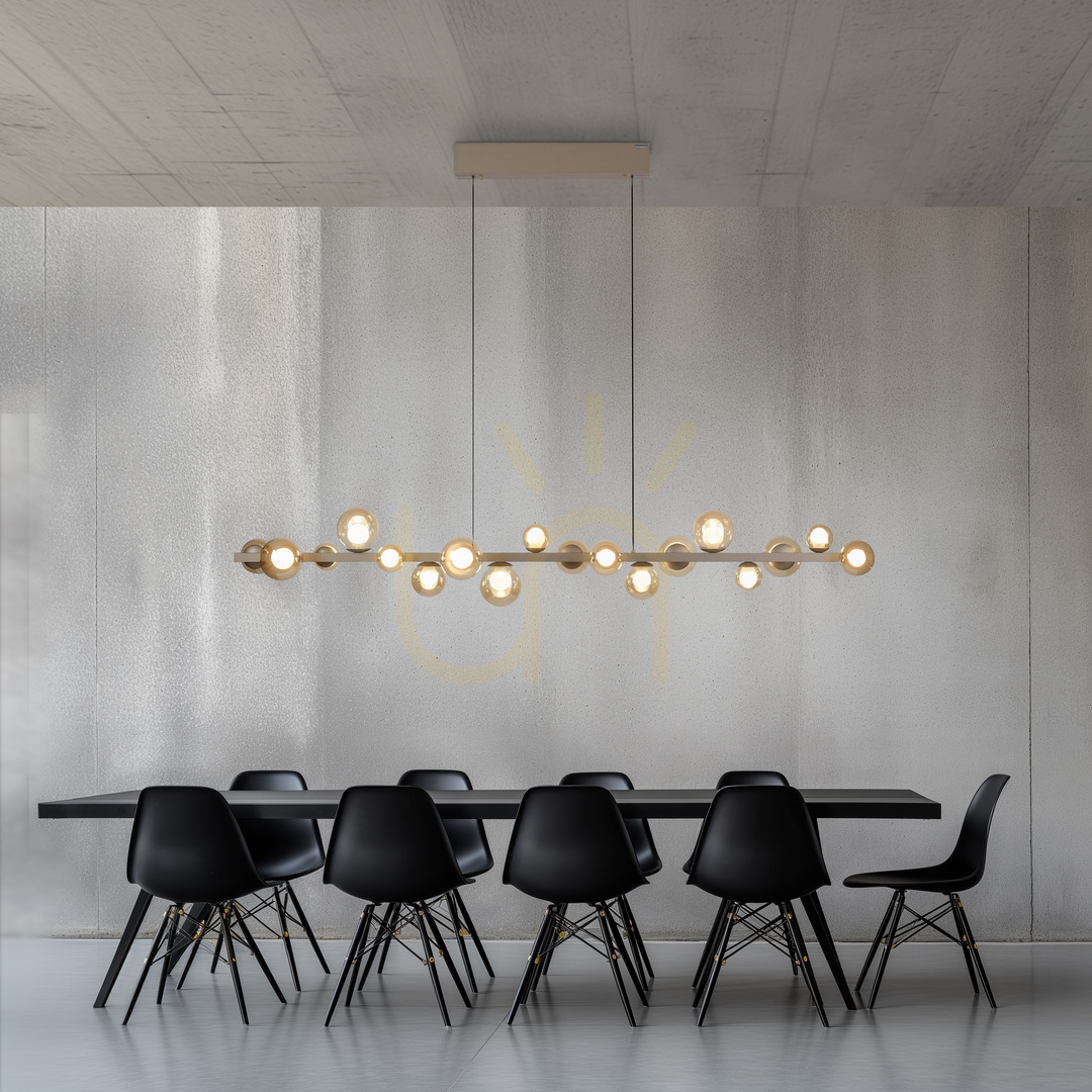 Display PURE E-POPUP 2558-97 Brown 18xLED Pendant Light PURE E-POPUP 2558-97 Brown 18xLED Pendant Light
