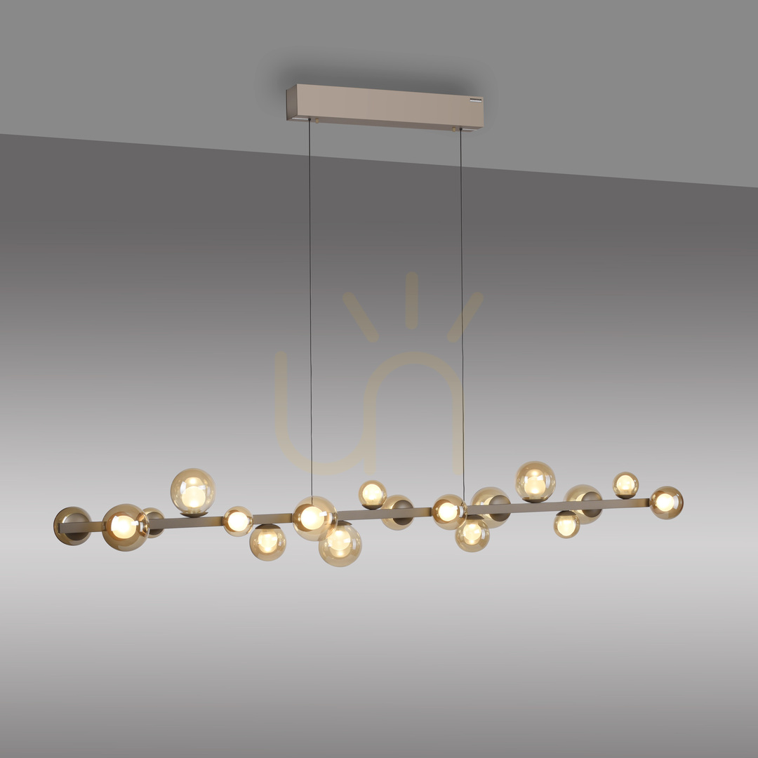 Show PURE E-POPUP 2558-97 Brown 18xLED Pendant Light PURE E-POPUP 2558-97 Brown 18xLED Pendant Light