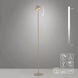 BELLIS 19245-39 Floor Lamp, Beige, 1xLED small 1