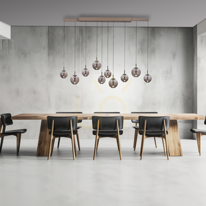 PURE E-INFINITY 2221-97 Brown 10xLED Pendant Light small 4