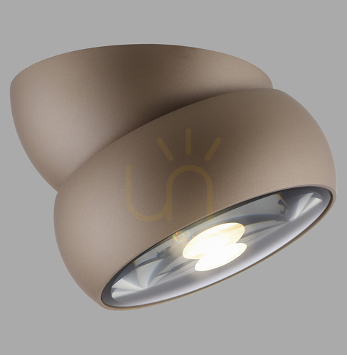 Check PURE MOVE 6235-97 Ceiling Light, Brown, 1xLED