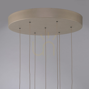 PURE POPUP 2587-97 Brown 7xLED Pendant Light small 0