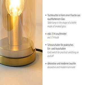 BOTTLE14006-27 Table Lamp, Amber, 1xE14 4 BOTTLE14006-27 Table Lamp, Amber, 1xE14 small 4
