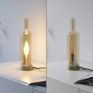 BOTTLE14006-27 Table Lamp, Amber, 1xE14 6 BOTTLE14006-27 Table Lamp, Amber, 1xE14 small 6