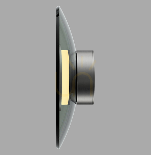 Check PURE MOON 9594-15 Wall Sconce, Gray, 1xLED