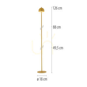 BELLIS 19245-81 Floor Lamp, Yellow, 1xLED small 6