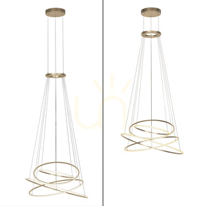 PURE E-FLYING RINGS 2566-97 Brown 1xLED Pendant Light small 1