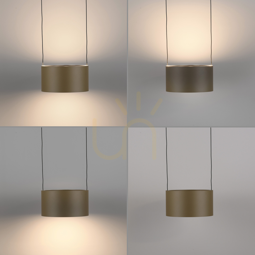 View PURE CLIPSE 2473-97 Brown 6xLED Pendant Light PURE CLIPSE 2473-97 Brown 6xLED Pendant Light