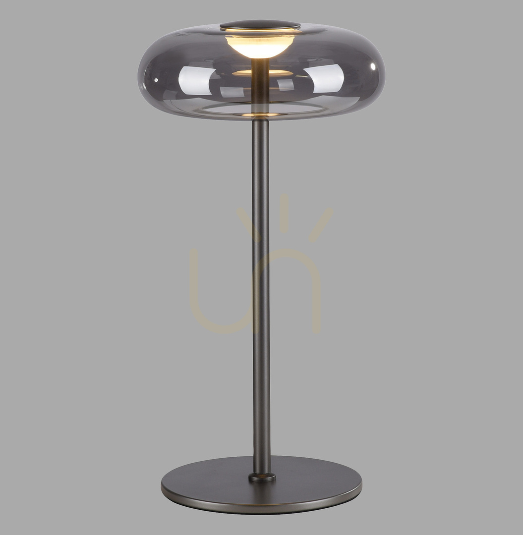 Check POSH 15697-15 Table Lamp, Gray, 1xLED POSH 15697-15 Table Lamp, Gray, 1xLED