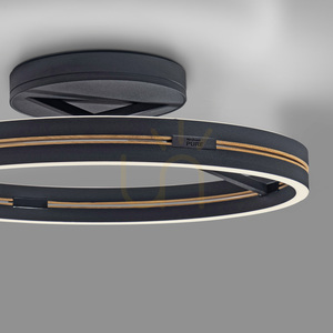 PURE LOOP 6552-18 Black Ceiling Light, 2xLED 1 PURE LOOP 6552-18 Black Ceiling Light, 2xLED small 1