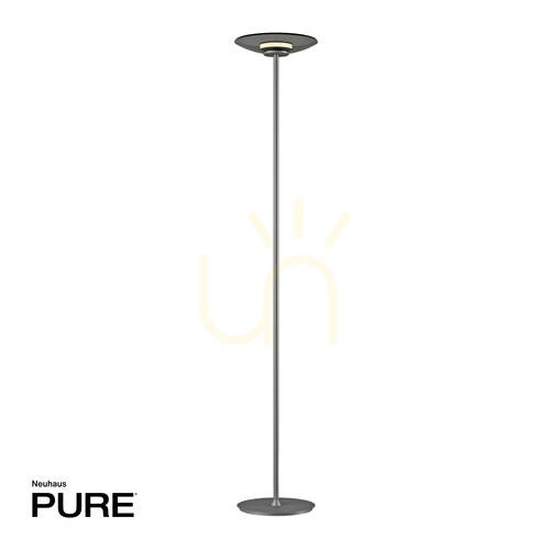 Check PURE MOON 594-15 Floor Lamp, Gray, 2xLED