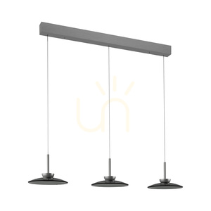 PURE MOON 2193-15 Gray 6xLED Pendant Light small 1
