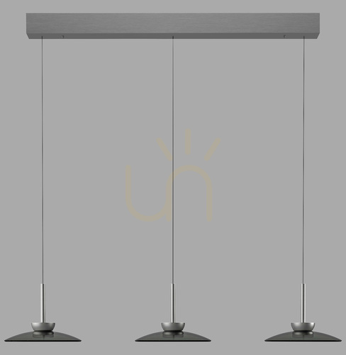 Check PURE MOON 2193-15 Gray 6xLED Pendant Light