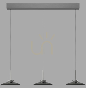 PURE MOON 2193-15 Gray 6xLED Pendant Light small 0