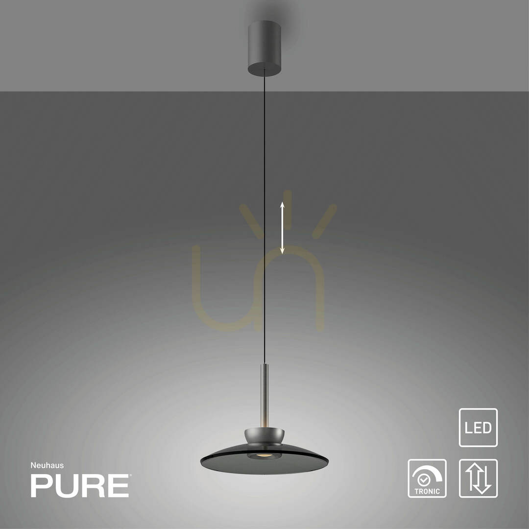 Show PURE MOON 2191-15 Gray 2xLED Pendant Light PURE MOON 2191-15 Gray 2xLED Pendant Light