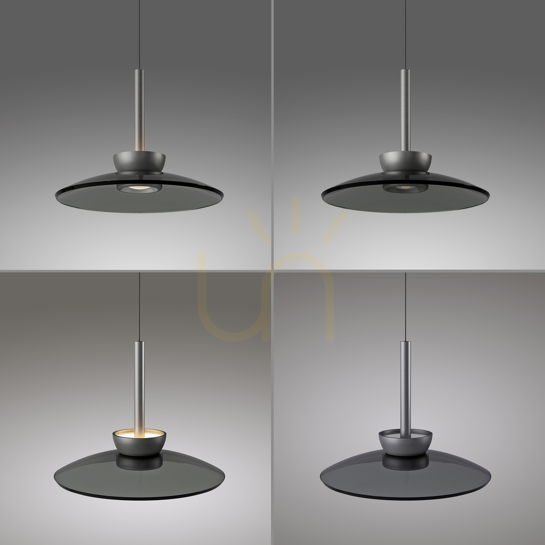 Check PURE MOON 2191-15 Gray 2xLED Pendant Light PURE MOON 2191-15 Gray 2xLED Pendant Light