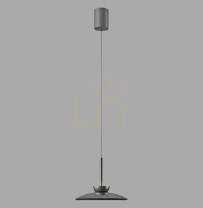 PURE MOON 2191-15 Gray 2xLED Pendant Light 0 PURE MOON 2191-15 Gray 2xLED Pendant Light small 0