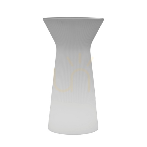 Check CAPRI 3155 White Garden Table, 1xLED
