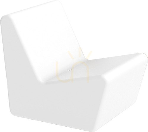 Check TARIDA SIT 3159 White Garden Chair with 1 LED Light