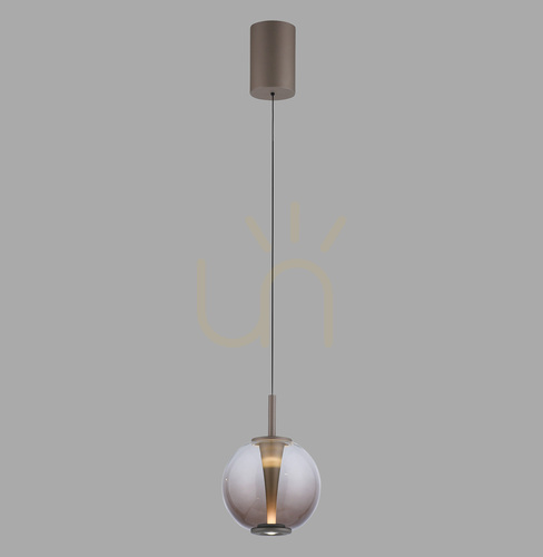 Check PURE INFINITY 2220-97 Pendant Light, Brown, 1xLED