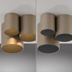 PURE POINT 6750-97 Brown Ceiling Light, 1xLED small 3