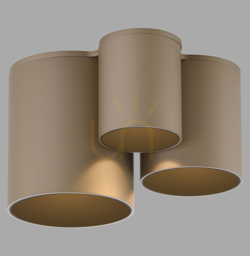 Check PURE POINT 6750-97 Brown Ceiling Light, 1xLED