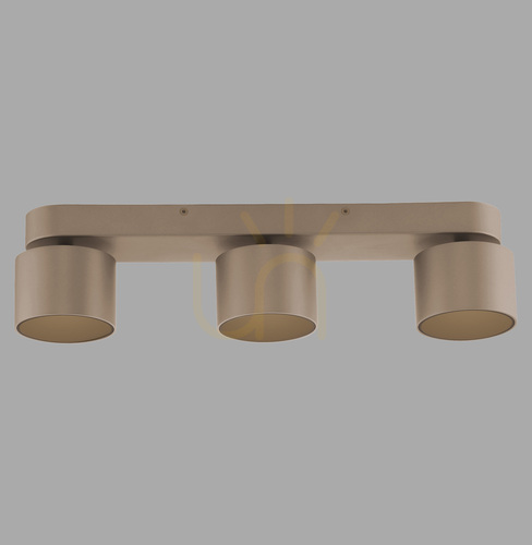 Check PURE CUP 6227-97 Brown 3xLED Ceiling Light