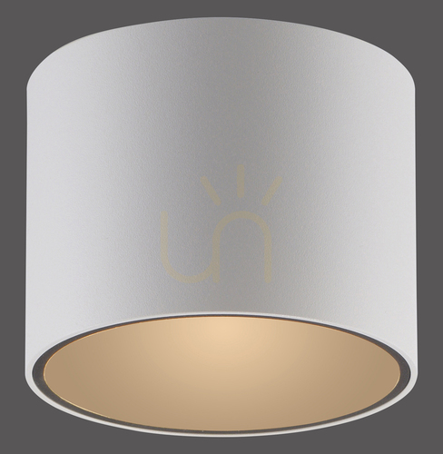 Check PURE POINT 6761-16 White Ceiling Light, 1xLED
