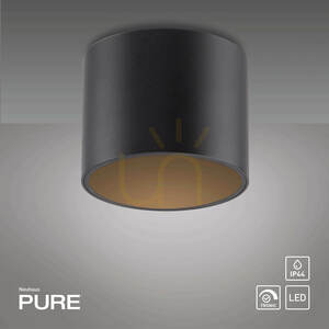 PURE POINT 6761-18 Black Ceiling Light, 1xLED 1 PURE POINT 6761-18 Black Ceiling Light, 1xLED small 1