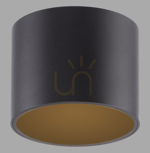 Check PURE POINT 6761-18 Black Ceiling Light, 1xLED