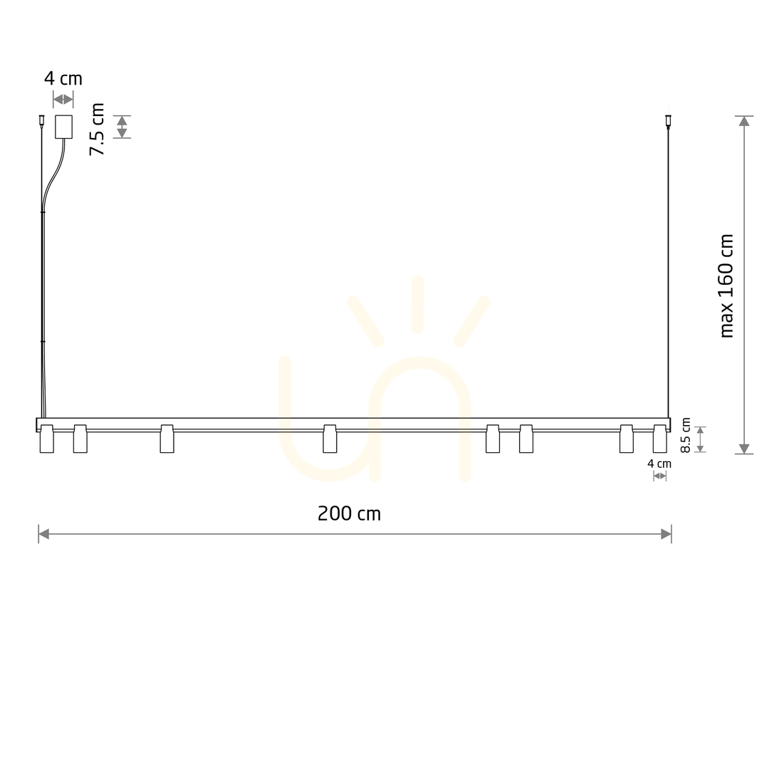 Show FOURTY LINE LED 12292 Pendant Light by Nowodvorski FOURTY LINE LED 12292 Pendant Light by Nowodvorski