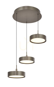 VALENSOLE Round Triple Pendant Light, Brown 5062-321 Aviano small 4