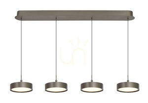 VALENSOLE 4-Light Straight Pendant Light, Brown 7062-421 Aviano small 2