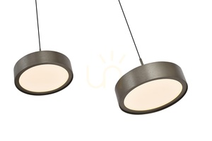 VALENSOLE 4-Light Straight Pendant Light, Brown 7062-421 Aviano small 3