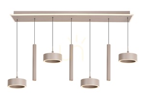 CARNAC Straight 7-Light Pendant Lamp, Cashmere 7040-813 Aviano small 4