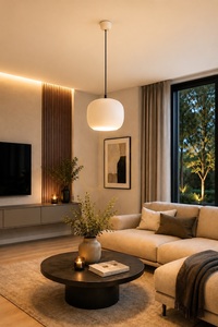 POSITANO Single Pendant Light, Sand Nude, 6026-119, Aviano small 5