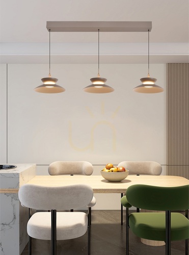 Check GUBBIO Straight Trio Pendant Light, Cashmere, 7060-313 Aviano