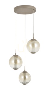 ORLEANS Round Trio Pendant Light, Cashmere, 5041-313 Aviano small 5