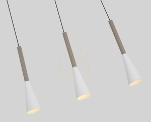 TROMPTO "Seven" Straight Pendant Light, Cashmere 7050-724 Aviano small 3
