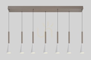 TROMPTO "Seven" Straight Pendant Light, Cashmere 7050-724 Aviano small 7