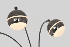 BIARRITZ "Trio" Floor Lamp, Black Chrome, 3047-305, Aviano small 2