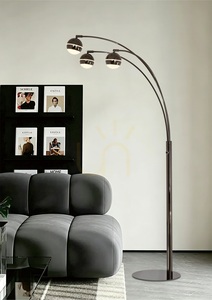 BIARRITZ "Trio" Floor Lamp, Black Chrome, 3047-305, Aviano small 6