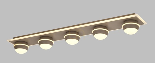 Check Ceiling Light - BIARRITZ Simple 5-Light Ceiling Light, Cashmere, 9047-613 Aviano