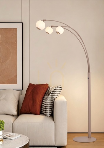 Check LUBERON "Trójka" Floor Lamp, Cashmere, 3051-313 Aviano